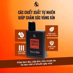 Thumbnail Dung Dịch Vệ Sinh Nam Giới LYD Wolf ON Choco Coffee Ngọt Ngào Sạch Thơm Cuốn Hút 95ml 2