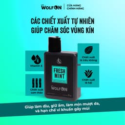 Thumbnail Dung Dịch Vệ Sinh Nam Giới LYD Wolf ON Fresh Mint Bạc Hà Mát Lạnh Sạch Thơm Nam Tính 95ml 2