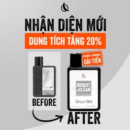 Thumbnail Dung Dịch Vệ Sinh Nam Giới LYD Wolf ON Bright & Clean Dưỡng Sáng 1% Niacinamide Sạch Thơm Nam Tính 95ml 1