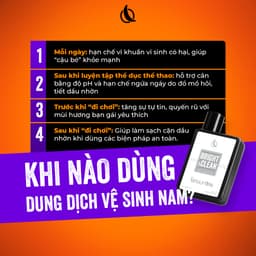 Thumbnail Dung Dịch Vệ Sinh Nam Giới LYD Wolf ON Bright & Clean Dưỡng Sáng 1% Niacinamide Sạch Thơm Nam Tính 95ml 3