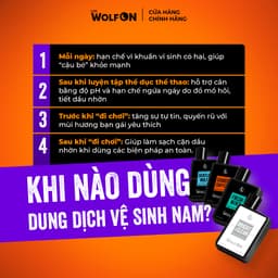 Thumbnail Dung Dịch Vệ Sinh Nam Giới LYD Wolf ON Hương Thơm Nam Tính Khử Mùi Sạch Khuẩn 95ml 150ml 3
