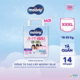 Thumbnail Bộ 2 Tã quần cao cấp Moony Bé Gái L44/XL38/XXL26/XXXL14 - Nhập khẩu Nhật Bản 3