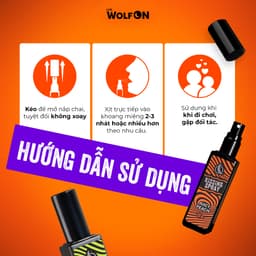 Thumbnail Xịt Thơm Miệng Kissing Spray LYD Wolf ON Hương Excited Mint X3 Bạc Hà The Mát Sảng Khoái Nhỏ Gọn 20ml 4