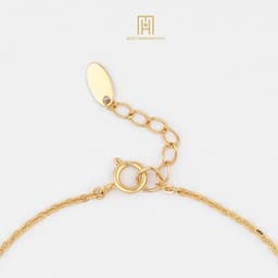 Thumbnail Lắc tay vàng 10K Bảo Tín Mạnh Hải thiết kế thanh lịch phong cách Ý PYLTV10KD0-504001 2