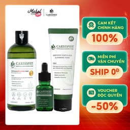 Thumbnail Combo Skincare chăm sóc da giảm mụn thâm Caryophy Portulaca (sữa rửa mặt 150ml + Toner 300ml + Serum 30ml) 1