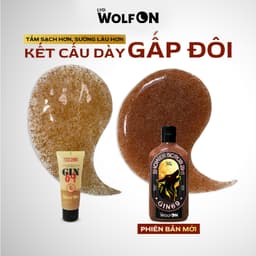 Thumbnail Sữa Tắm Nam Giới 2IN1 Tẩy Tế Bào Chết LYD Wolf ON Shower Scrub Gin 69 Sạch Sâu, Mịn Da, Giảm Mụn 50ml, 350ml 1