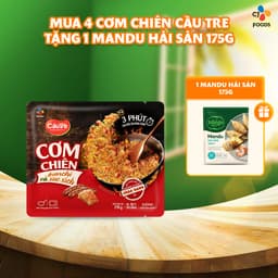 Thumbnail Combo 4 cơm chiên Cầu Tre 210g x 4 (Hải sản, Dưa bò, Gà cháy tỏi, Kim chi xúc xích) 3