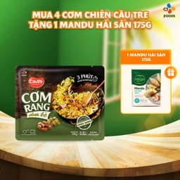 Thumbnail Combo 4 cơm chiên Cầu Tre 210g x 4 (Hải sản, Dưa bò, Gà cháy tỏi, Kim chi xúc xích) 2