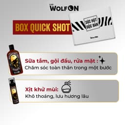 Thumbnail Bộ Quà Tặng LYD Wolf ON Box Quick Shot & Deep Shot - Sữa Tắm Tẩy Da Chết 350ml, Xịt Khử Mùi, Sữa Tắm Gội 3IN1 4
