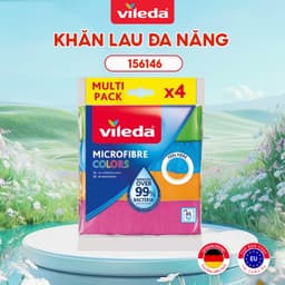 Thumbnail Khăn lau đa năng VILEDA set 4 chiếc một gói 1