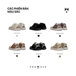 Thumbnail Dép Sandal Nam Nữ Tăng Chiều Cao THE STRAP WOLF SLIDE SANDAL 1