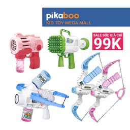 Thumbnail Đồ chơi tạo bong bóng và phun nước Pikaboo chất liệu cao cấp an toàn ra nhiều bong bóng đẹp mắt 1