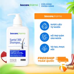 Thumbnail Dầu gội dược liệu BIO CARE PHARMA giảm gàu, nấm ngứa da đầu Santal 300 Shampoo 200ml 1