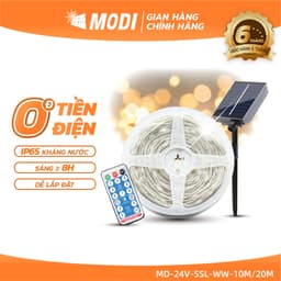 Thumbnail Dây Đèn Led Năng Lượng Mặt Trời MODI SOLAR, Cuộn Dây Led Trang Trí Chống Thấm Nước 1