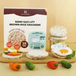 Thumbnail Combo 4 gói Bánh gạo lứt GUfoods (mỗi gói 75g/160g/170g/300g) - Không chiên dầu, Phù hợp Eat clean, Tập Gym, Ăn Healthy 4