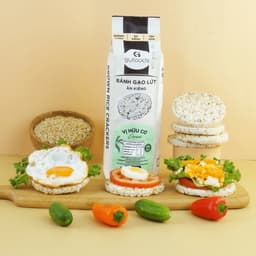 Thumbnail Combo 4 gói Bánh gạo lứt GUfoods (mỗi gói 75g/160g/170g/300g) - Không chiên dầu, Phù hợp Eat clean, Tập Gym, Ăn Healthy 2