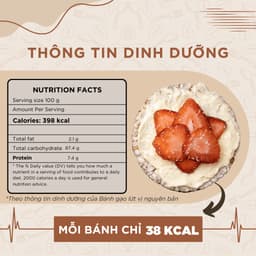 Thumbnail Combo 4 gói Bánh gạo lứt GUfoods (mỗi gói 75g/160g/170g/300g) - Không chiên dầu, Phù hợp Eat clean, Tập Gym, Ăn Healthy 1