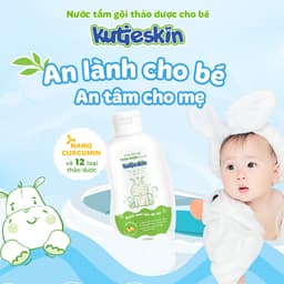 Thumbnail Nước tắm gội thảo dược cho bé Kutieskin 200ml/ 500ml - STK01/STK03 4