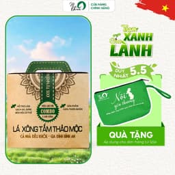 Thumbnail Lá xông thảo mộc phục hồi sức khỏe làm sạch cơ thể sau sinh combo 200g/2 gói Mệ Đoan 1