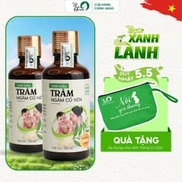 Thumbnail Combo 2 chai tinh dầu tràm ngâm củ nén Mệ Đoan 50ml 1