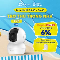 Thumbnail Camera WI-FI EZVIZ TY2 Trong nhà 1080P (Nâng cấp từ C6N, TY1), Quay Quét 360 Độ, Đàm Thoại Hai Chiều 1