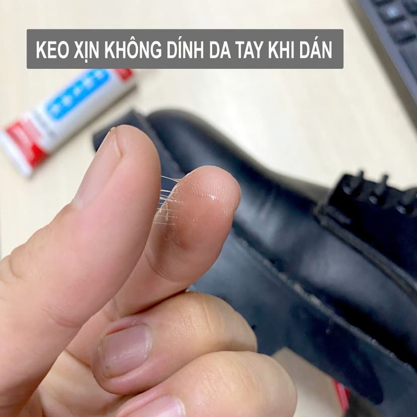 Ảnh Keo dán giày diêu dính K1323 dán chắc cho da, vải, cao su, PU 1