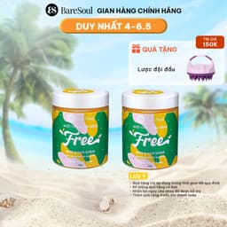 Thumbnail Combo 2 Muối tắm gội tẩy tế bào chết tẩy tế bào chết da đầu, tóc BareSoul FREE Hair Scrub 330g x2 1