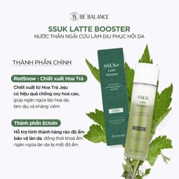 Thumbnail Toner Nước Thần Đa Tầng Chiết Xuất Ngải Cứu Be'Balance SSUK LATTE BOOSTER giúp Da Trắng Khỏe 120ml 3