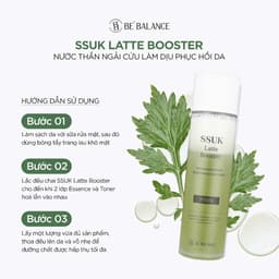 Thumbnail Toner Nước Thần Đa Tầng Chiết Xuất Ngải Cứu Be'Balance SSUK LATTE BOOSTER giúp Da Trắng Khỏe 120ml 2