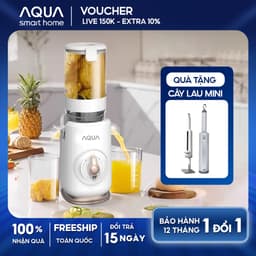 Thumbnail Máy ép chậm AQUA JSJ0901RW 900ml, ép nguyên quả trái cây, vắt kiệt bã - Bảo hành 12 tháng 1
