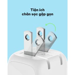 Thumbnail Củ sạc nhanh 20W PD Belkin Cube Wall Charger, Thiết kế gọn nhẹ, tương thích với hầu hết thiết bị 4