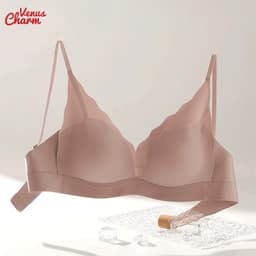 Thumbnail Áo ngực nữ không gọng đệm mỏng chưa modal thoáng khí không viền Venus Charm 5106 4