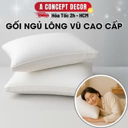Thumbnail Gối Ngủ Microfiber Cao Cấp Ruột Gối Lông Vũ Gối Chuẩn Khách Sạn 5 Sao Thiết Kế Sang Trọng Êm Ái Mềm Mại Chuẩn Oeko-Tek 1