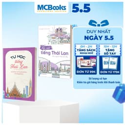 Thumbnail Sách - Combo Tự học tiếng Thái Lan cho người mới bắt đầu 1