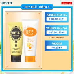 Thumbnail Bộ Sữa Rửa Mặt Rosette Làm Sáng Da  120g và Tẩy Tế Bào Chết Rosette Dưỡng Sáng Da Gommage Bright Peel 180G 1
