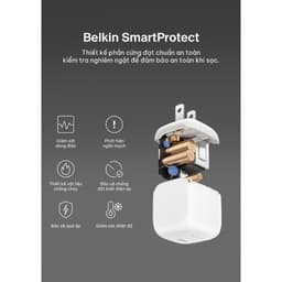 Thumbnail Củ sạc nhanh 45W Belkin | chuẩn USB-C PD PPS Cubic Wall Charger | Nhỏ gọn, An toàn, chuẩn sạc nhanh 3