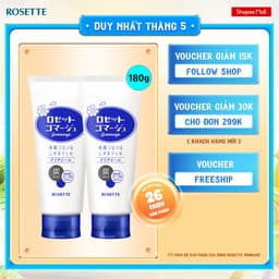 Thumbnail Combo Tiết Kiệm 2 Tẩy Tế Bào Chết Rosette Thu Nhỏ Lỗ Chân Lông Gommage Clear Peel 180G x 2 1