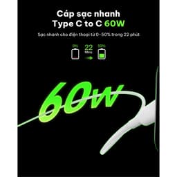 Thumbnail Cáp sạc nhanh Belkin 60W BOOST↑CHARGE™ Chuẩn USB-C to USB-C, Truyền dữ liệu nhanh | Vỏ nhựa bền bỉ, 1