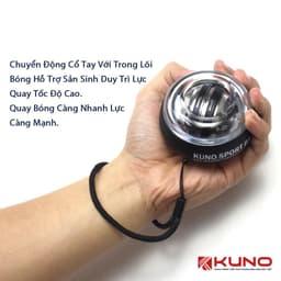 Thumbnail Bóng tập cổ tay KUNO BALL quả cầu tập tay tự khởi động hỗ trợ tập luyện tăng sức mạnh cổ tay, cánh tay, chơi thể thao 3