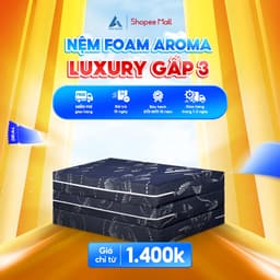 Thumbnail Nệm Foam Aroma Luxury Gấp 3, Êm Ái, Đàn Hồi, Chính Hãng, Bảo Hành 10 năm 1