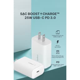 Thumbnail Củ sạc nhanh Belkin BOOST↑CHARGE™ 25W, chuẩn USB-C PD PPS, sạc nhanh an toàn cho thiết bị 3