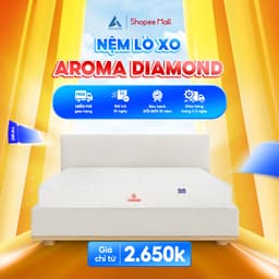 Thumbnail Nệm Lò Xo Liên Kết Aroma Diamond, Nâng Đỡ Cơ Thể Hoàn Hảo, Chính Hãng, Bảo Hành 5 năm 1