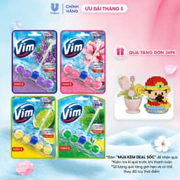 Thumbnail Viên Treo Vệ Sinh Bồn Cầu Vim Power 5 | Sạch Thơm Đến 300 Lần Xả (50- 55g/viên) 1