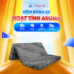 Thumbnail Nệm Bông Ép Hoạt Tính Gấp 3 Aroma, Nhiều Màu Áo Nệm, Nệm Cứng Vừa, Nâng Đỡ Cơ Thể Tốt, Bảo Hành 5 Năm 1