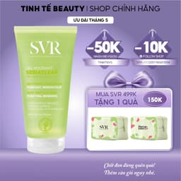 Thumbnail Sữa rửa mặt SVR dành cho da hỗn hợp, da dầu mụn SVR Sebiaclear Gel Moussant 55ml (mẫu mới) 1