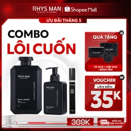 Thumbnail Combo Sữa tắm gội nam 3in1 350ml & Dung dịch vệ sinh nam 120ml & Nước hoa 10ml RHYS MAN 1