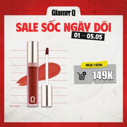 Thumbnail Son kem lì Glamrr Q Long Wear Lip Cream Full Size (5g) 1