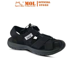 Thumbnail Sandal nam Rova bít mũi RV626B màu đen có big size 44 45 | Rova RV626 1