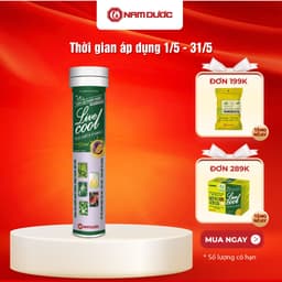 Thumbnail Viên sủi thanh nhiệt Livecool Nam Dược hương chanh dây 16 viên x4g hỗ trợ giảm nhiệt miệng nóng trong, tăng sức đề kháng 1