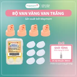 Thumbnail Bộ Van Trắng Van Vàng Maymom Dùng Cho Máy Hút Sữa Medela Pump, Harmony, Swing, Mini Electric, Symphony 1